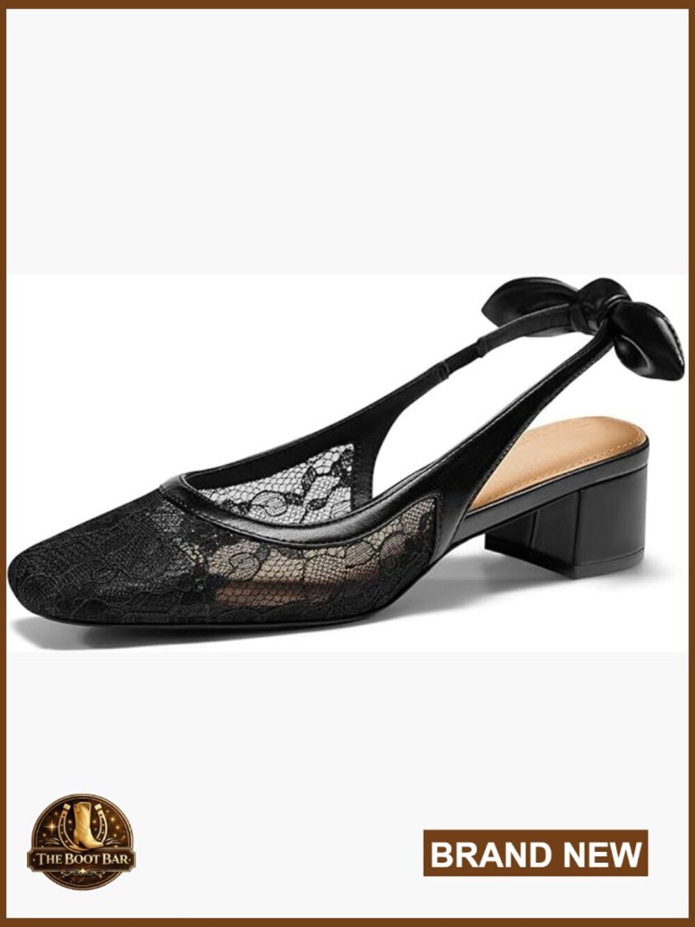 Chunky Low Heel Slingback Pumps Square Toe Wedding Party Dress Shoes
